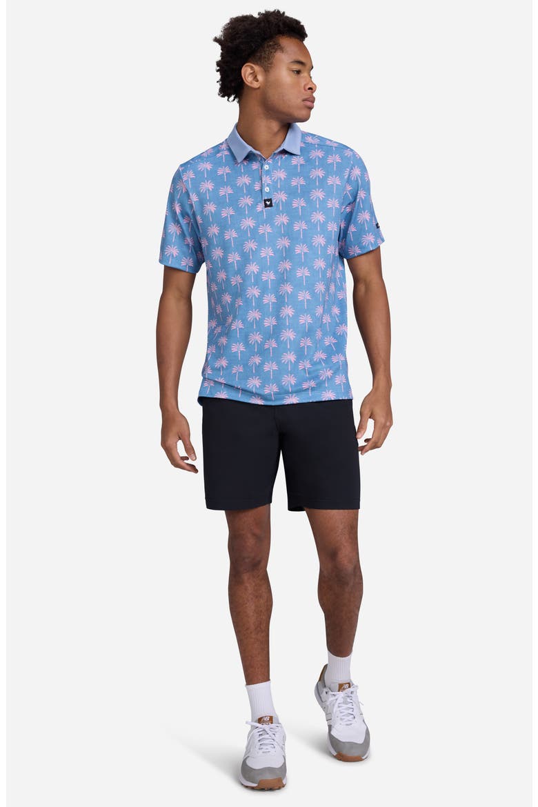 Piqué Performance Golf Polo, Alternate, color, HAVANA