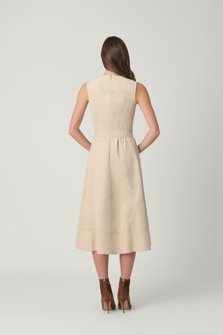 Greenwich Corduroy Cora Dress, Alternate, color, Oat
