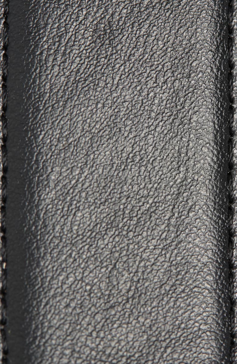 Steve Madden Square Buckle Leather Belt, Alternate, color, 