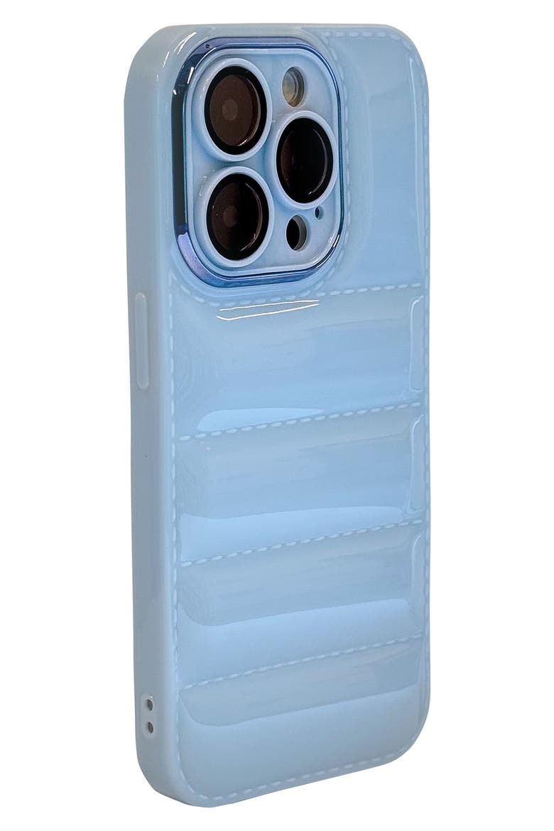 Candy Puffer Baby Blue iPhone 14 Pro Case, Alternate, color, BABY BLUE