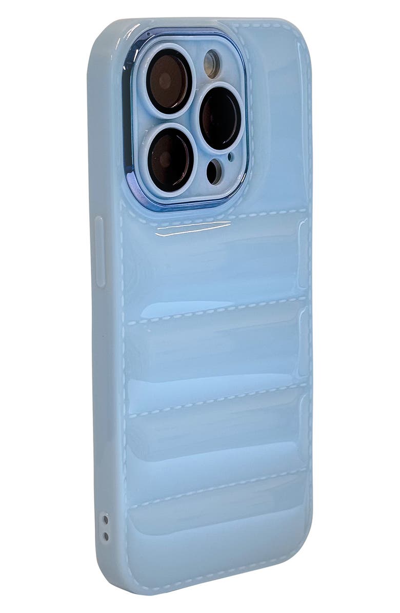 Auramma Candy Puffer Baby Blue iPhone 14 Pro Case, Alternate, color, Baby Blue