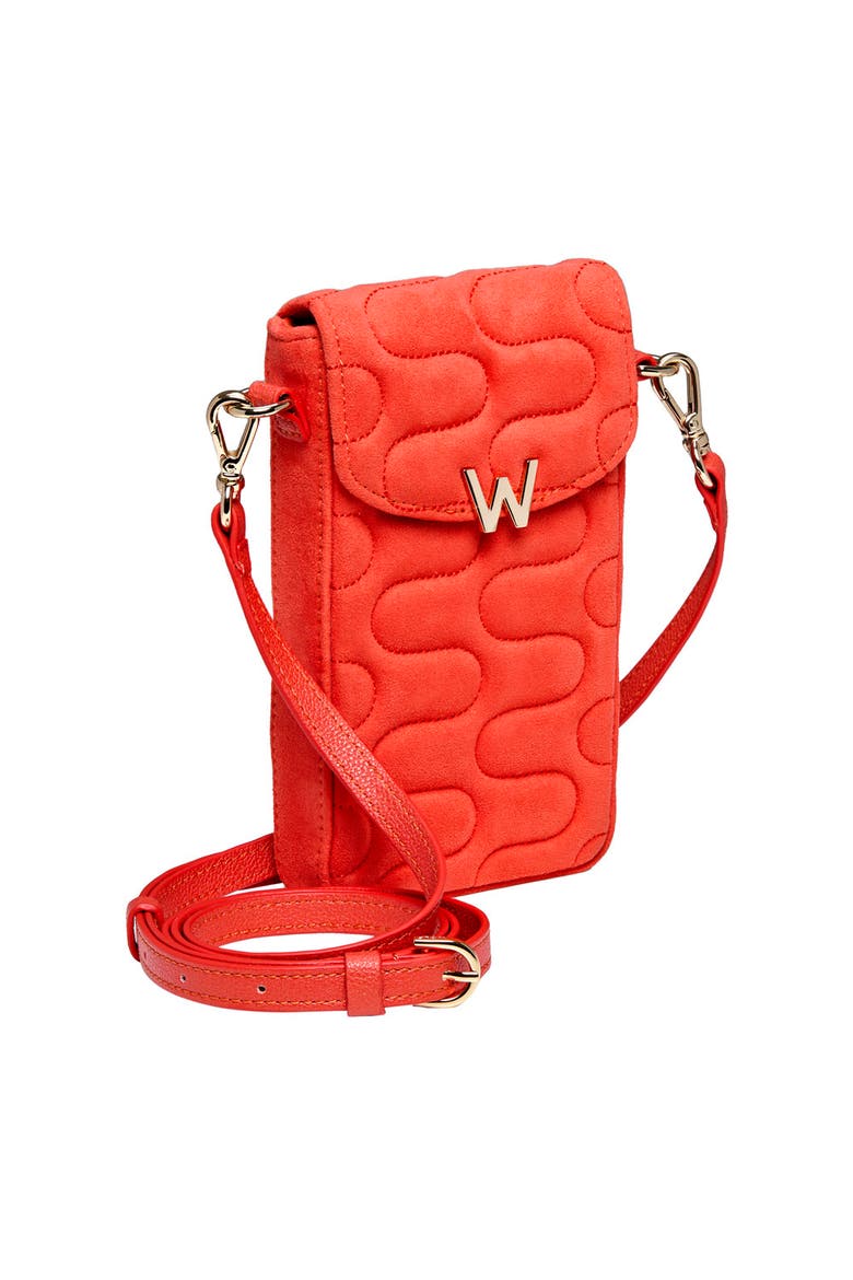 Mimi Swirl Phone Bag, Alternate, color, Radiant Red