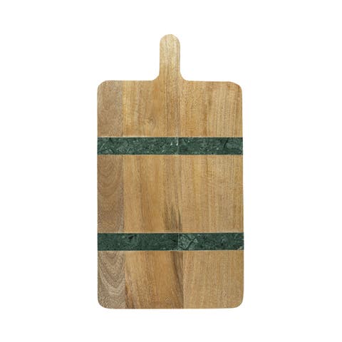 Cillian Dark Green Tall Marble Serving Board