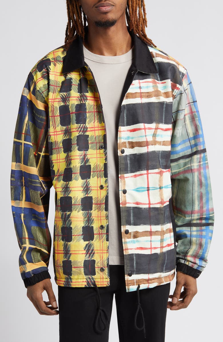 MARKET Air Troy Mixed Plaid Jacket, Main, color, 