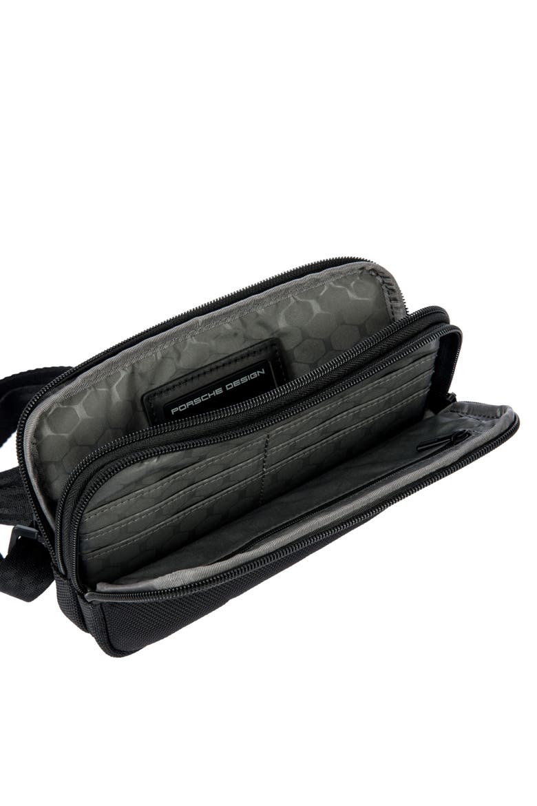 'PORSCHE DESIGN by Bric's Roadster EVO Travel Pouch, Alternate, color, Black
