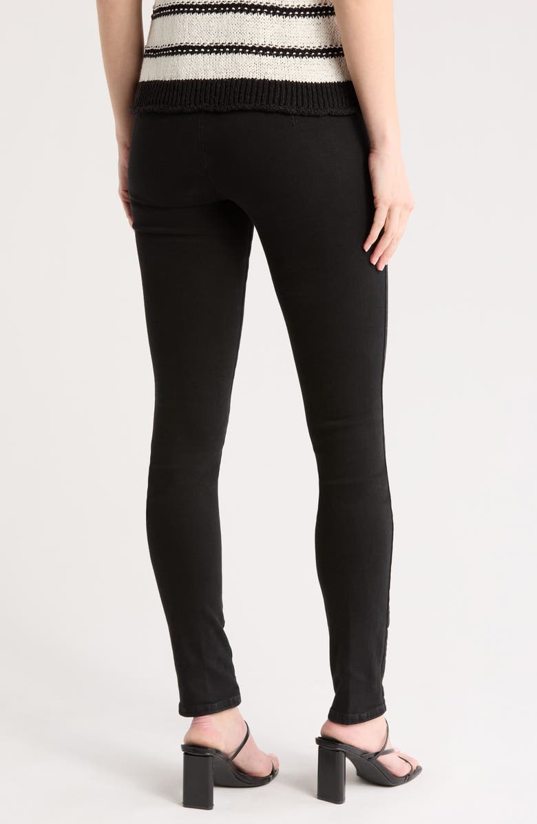 FRAME The Jetset Stacked Pencil Jeans, Alternate, color, Sheen Noir