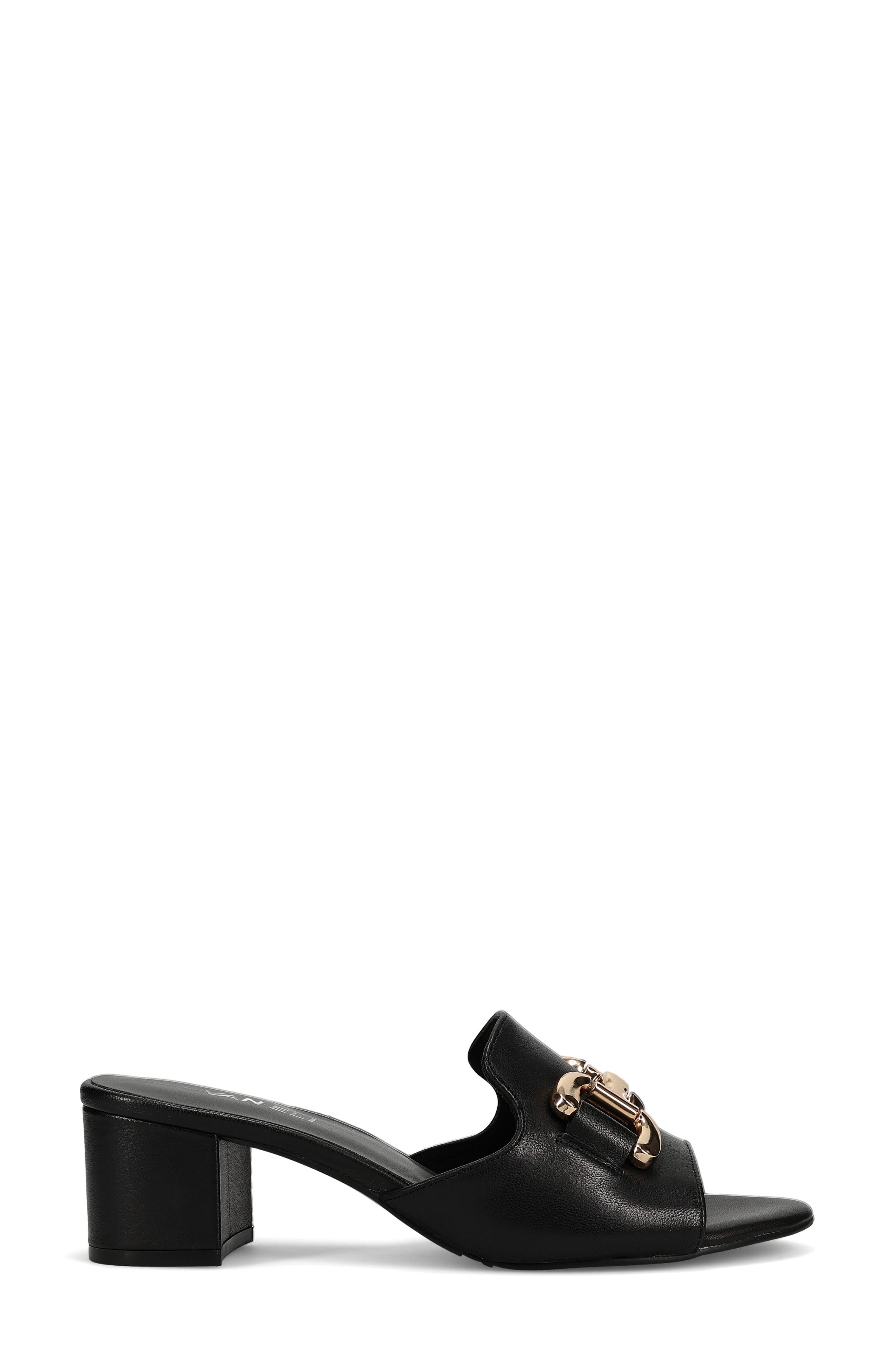 VANELi Oksana Block Heel Sandal, Alternate, color, Black