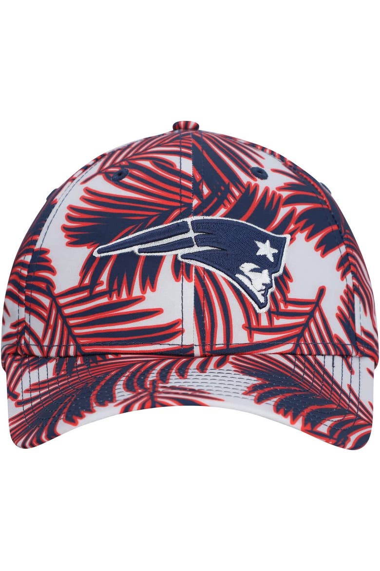 Men's New Era Gray New England Patriots Palms 39THIRTY Flex Hat, Alternate, color, Gray