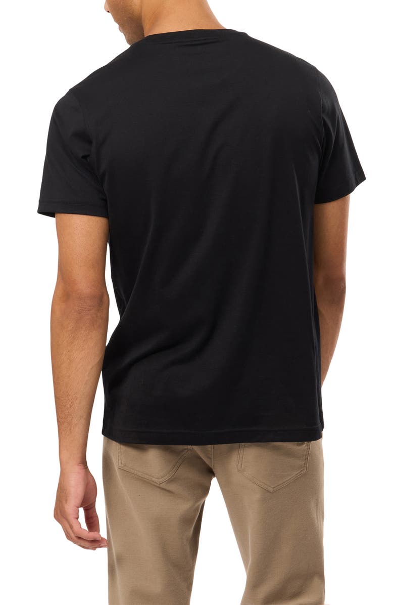 Psycho Bunny James Embroidered Logo T-Shirt, Alternate, color, Black