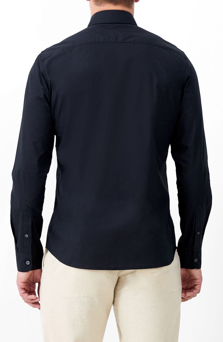 French Connection Poplin Button-Up Shirt, Alternate, color, 