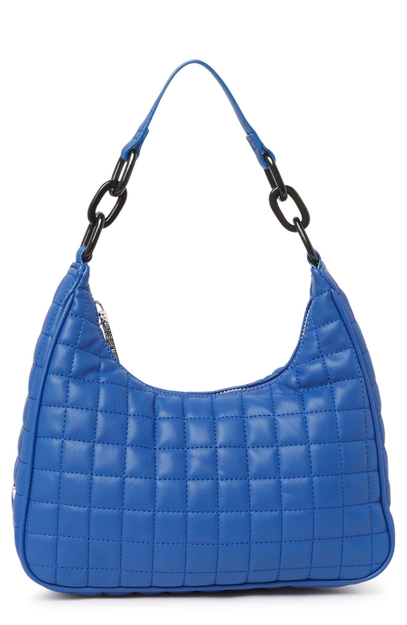 Newbie Vegan Leather Shoulder Bag, Main, color, BLUE QUILT