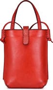 OLD TREND Wishbone Genuine Leather Structured Convertible Crossbody