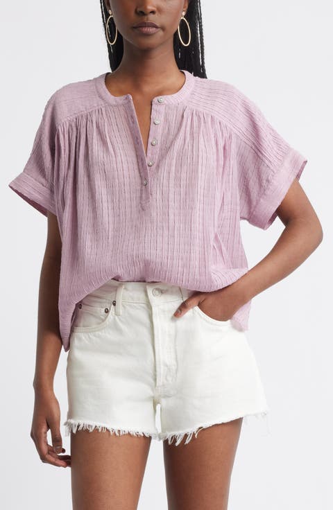 Textured Flowy Top