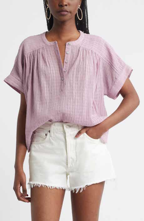 Treasure & Bond Textured Flowy Top