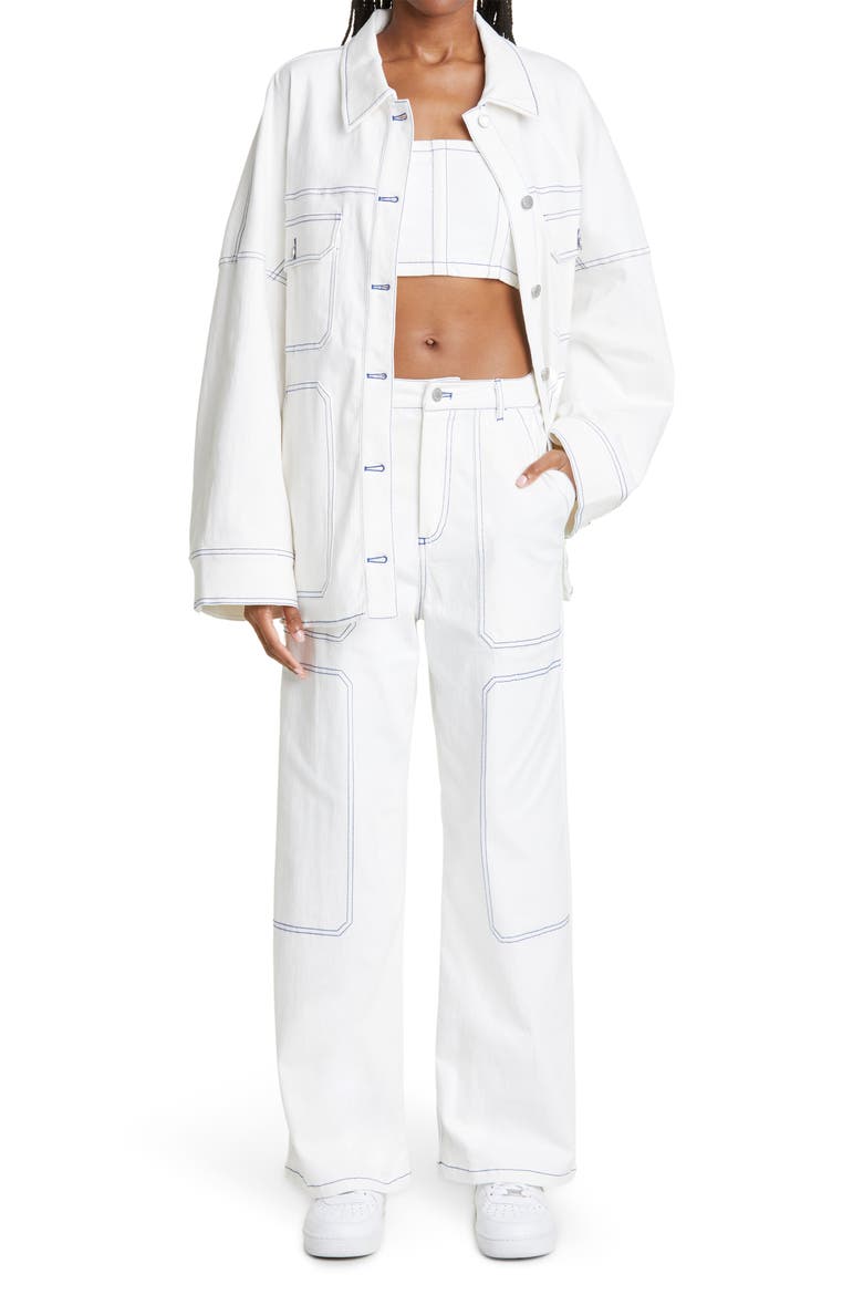 Cooper Shirt Jacket, Alternate, color, WHITE