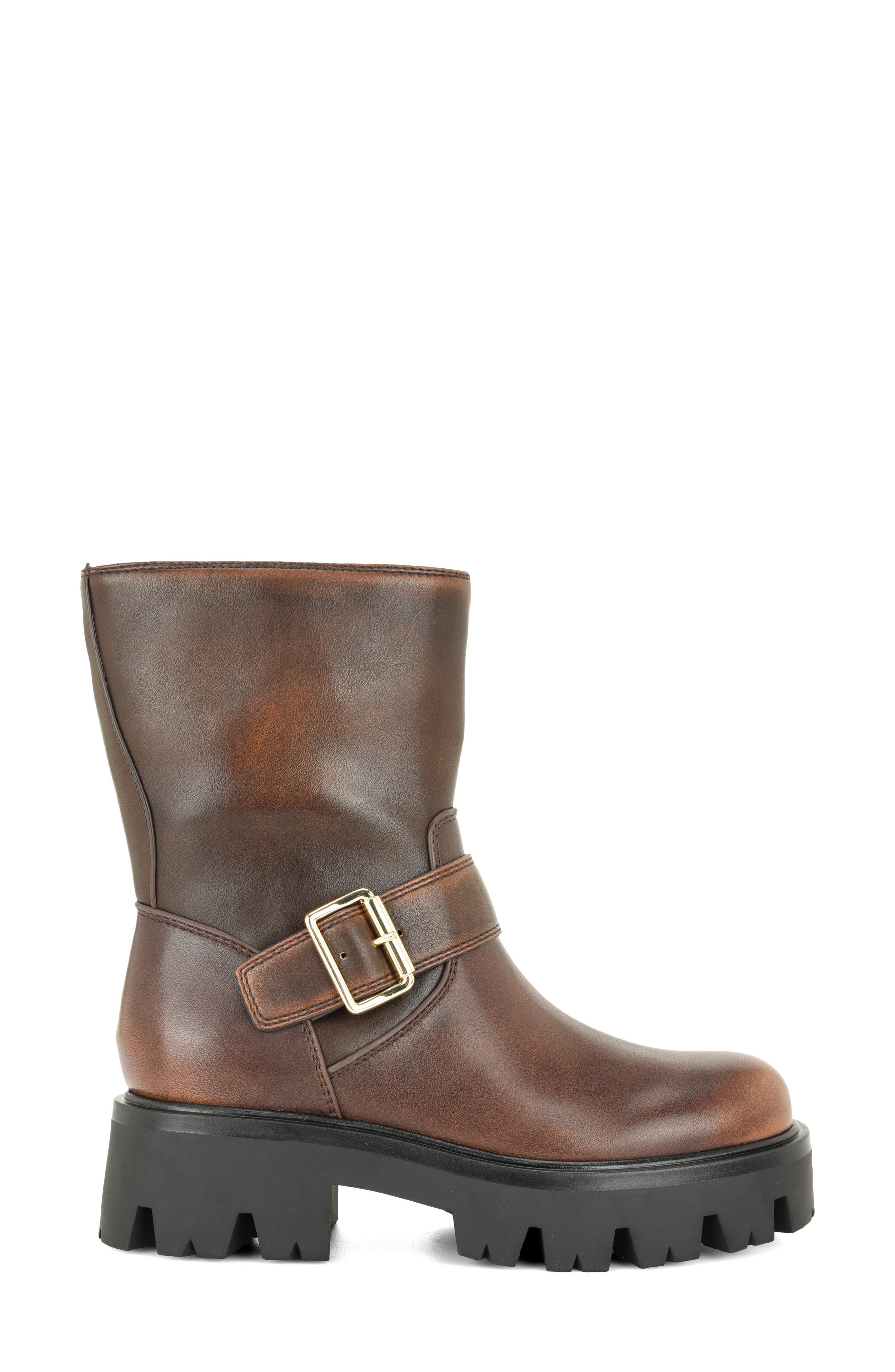Ryder Faux Leather Boot, Alternate, color, MEDIUM BROWN