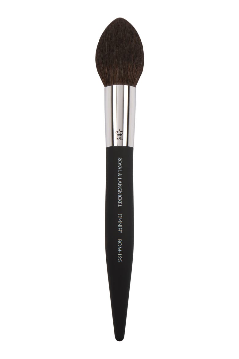 Pro Small Pointed Blush Makeup Brush, Main, color, Black