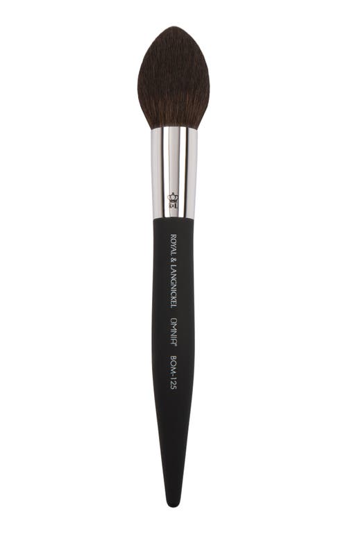 OMNIA Brush Pro Small Pointed Blush Makeup Brush in Black at Nordstrom