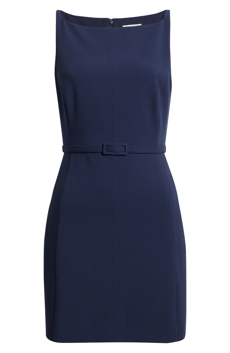 Open Edit The Icon Belted Minidress, Alternate, color, Navy Iris
