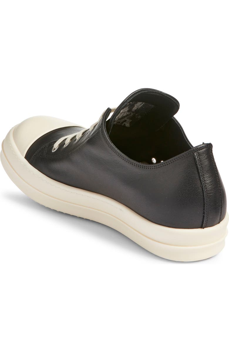 Rick Owens Low Top Sneaker, Alternate, color, Black/ Milk/ Milk