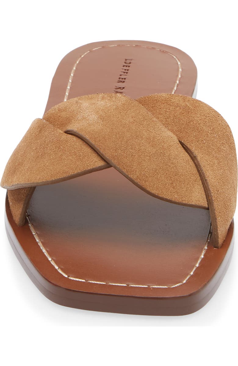 Loeffler Randall Willajo Flat Slide Sandal, Alternate, color, Toffee