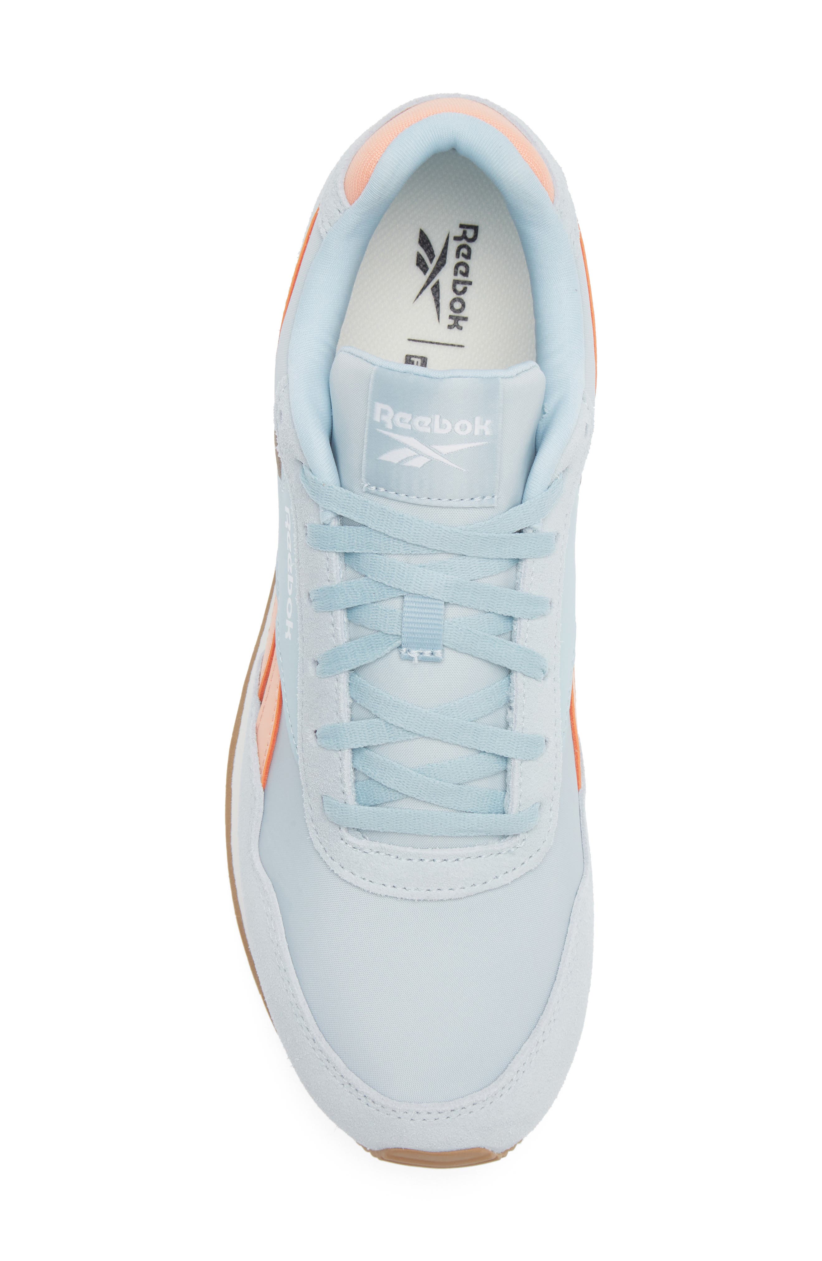 Reebok Glide Low Top Sneaker, Alternate, color, Blue Peach White