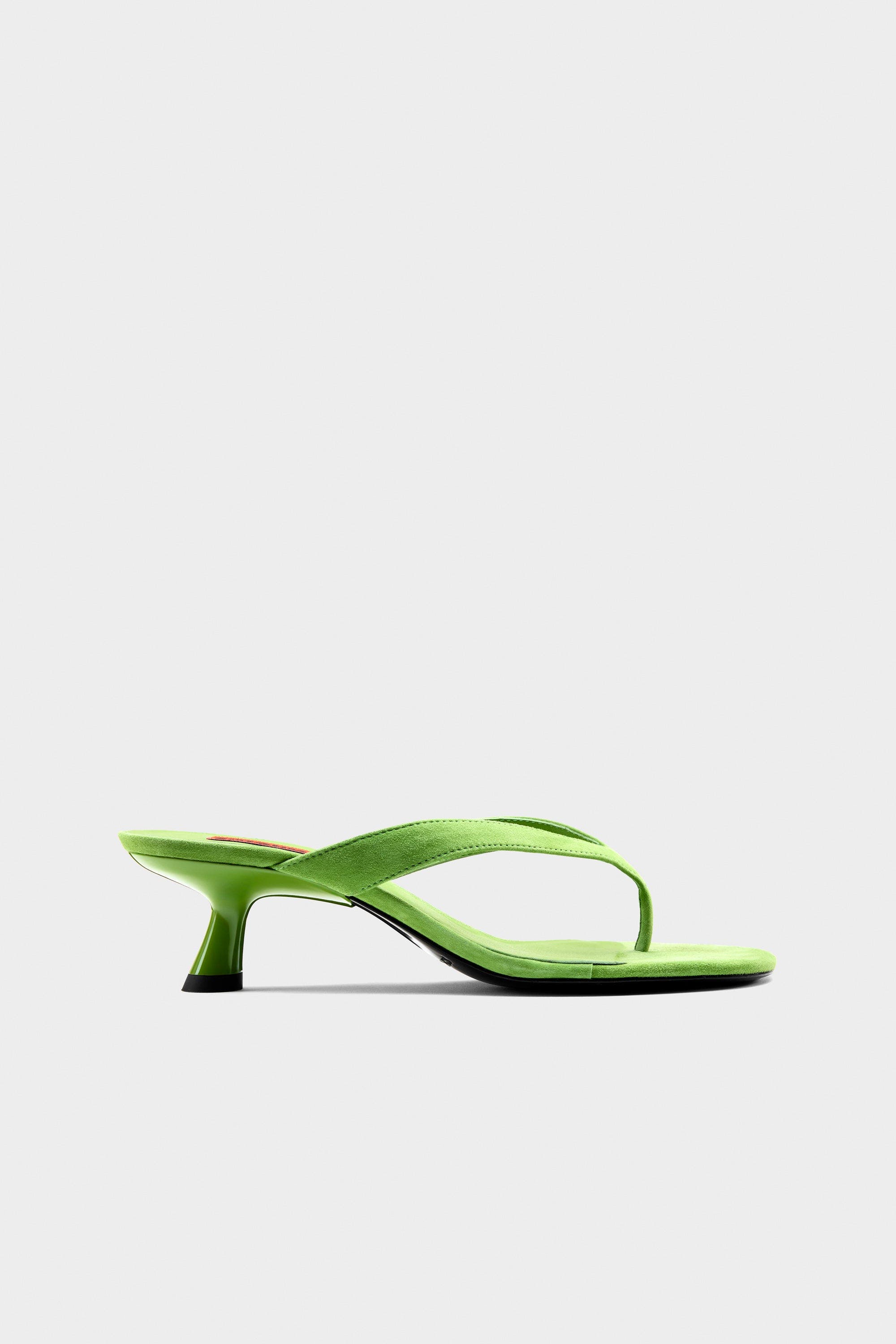 SIMONMILLER Suede Beep Sandal, Alternate, color, Matcha
