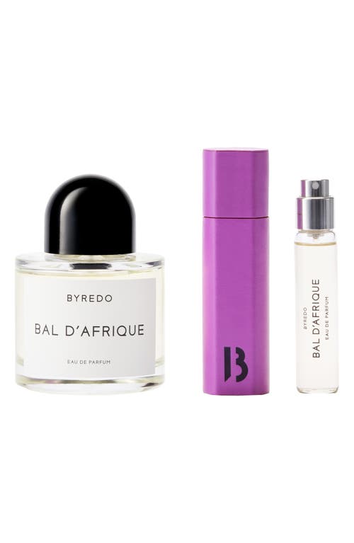 Byredo Le Nécessaire De Voyage Bal D'afrique Set In Transparent