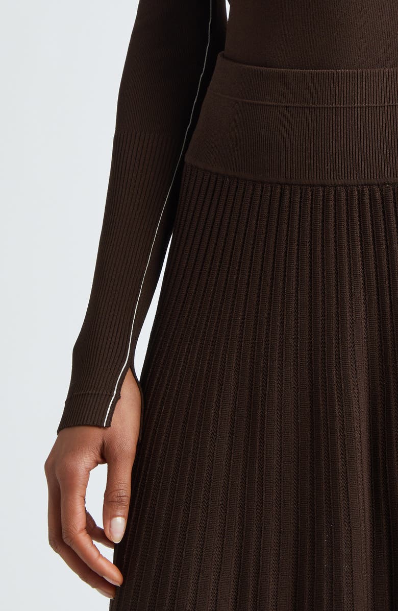 Maria McManus Square Neck Long Sleeve Rib Top, Alternate, color, 