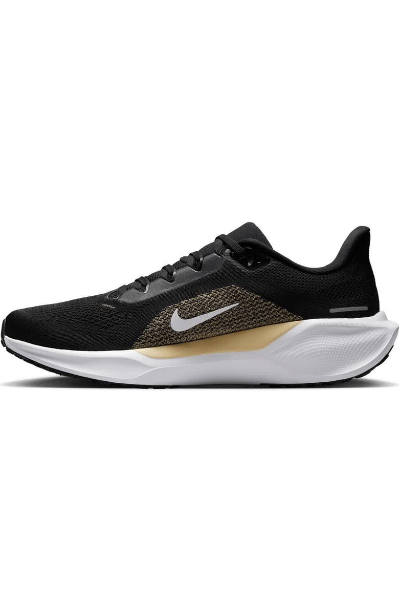 Nike Unisex Nike Black New Orleans Saints Air Zoom Pegasus 41 Sneakers, Alternate, color, Black