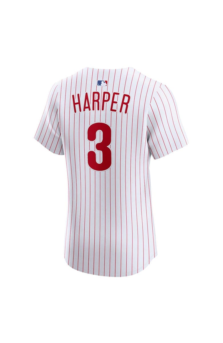 Nike Men's Nike Bryce Harper White Philadelphia Phillies Home Elite Jersey, Alternate, color, White
