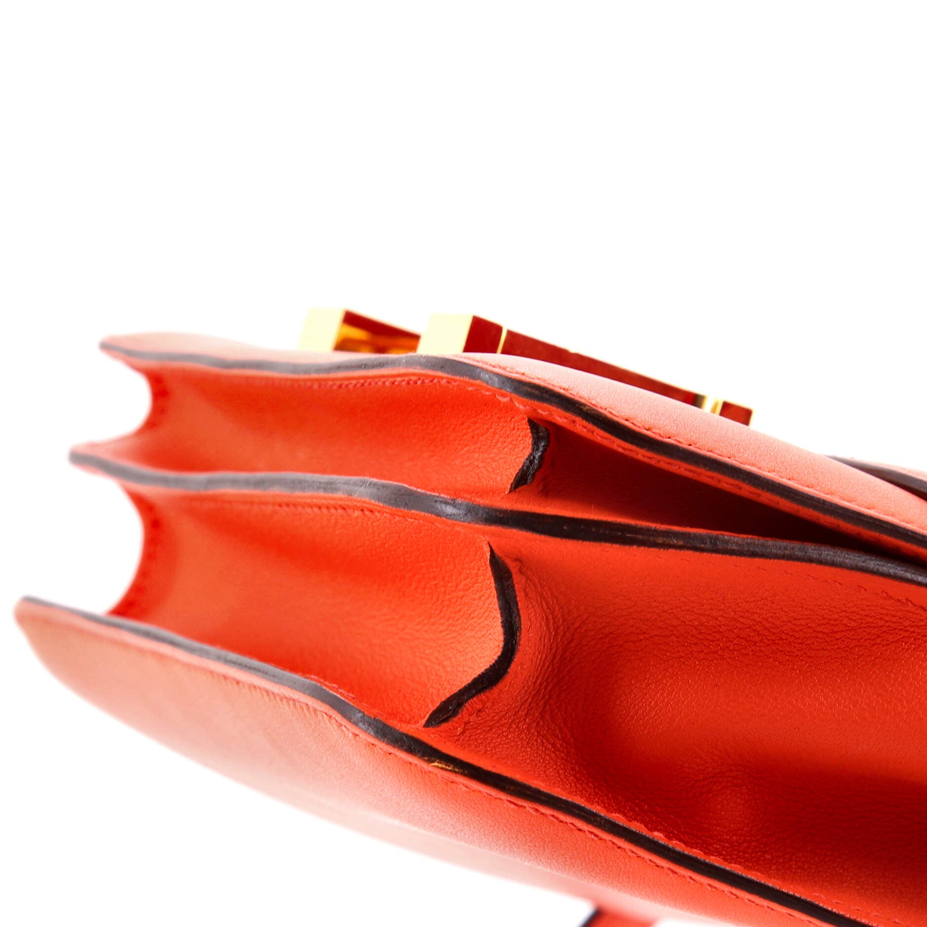 Pre-Owned Hermes Constance Bag Swift 18, Alternate, color, Orange Poppy
