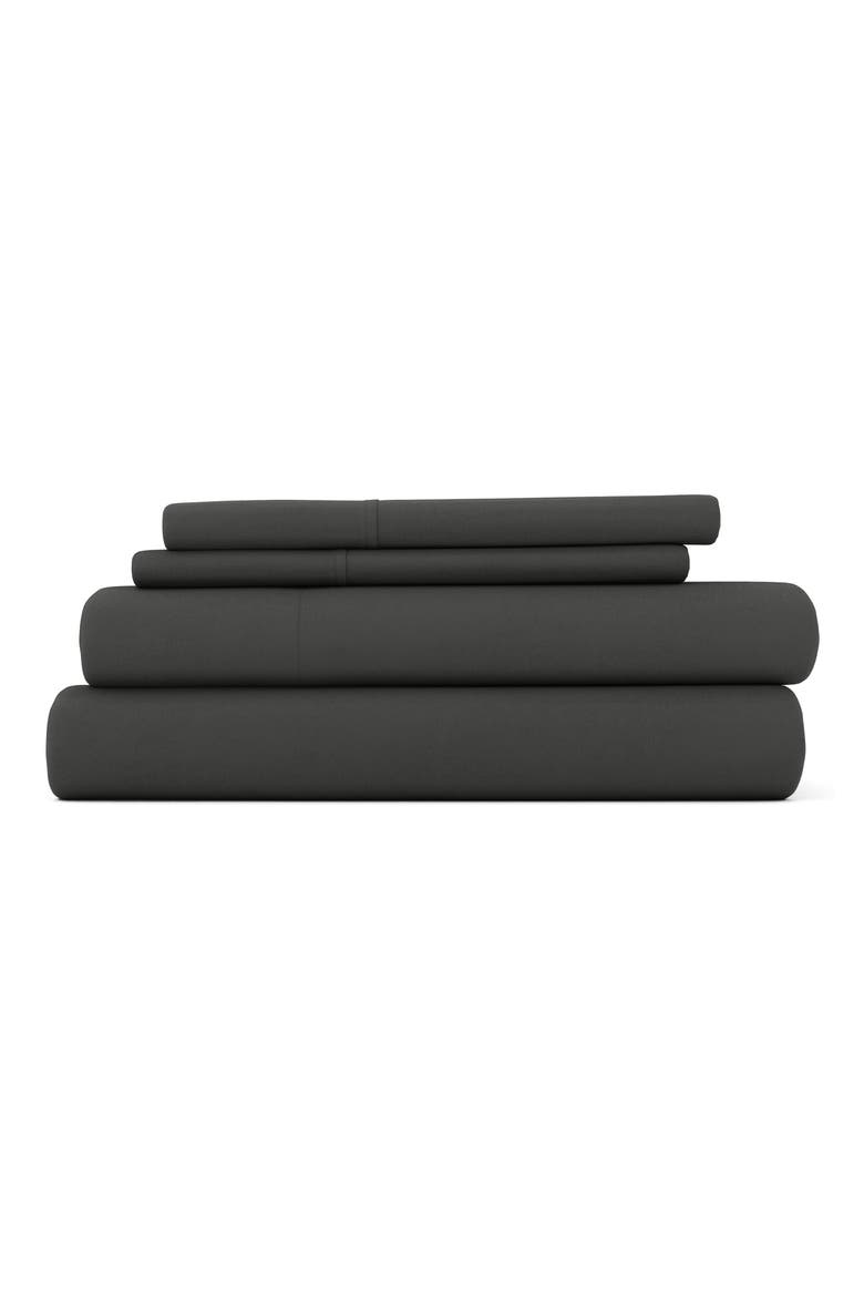 Premium Cotton 4-Piece Ultra Soft Flannel Bed Sheet Set, Main, color, GRAY