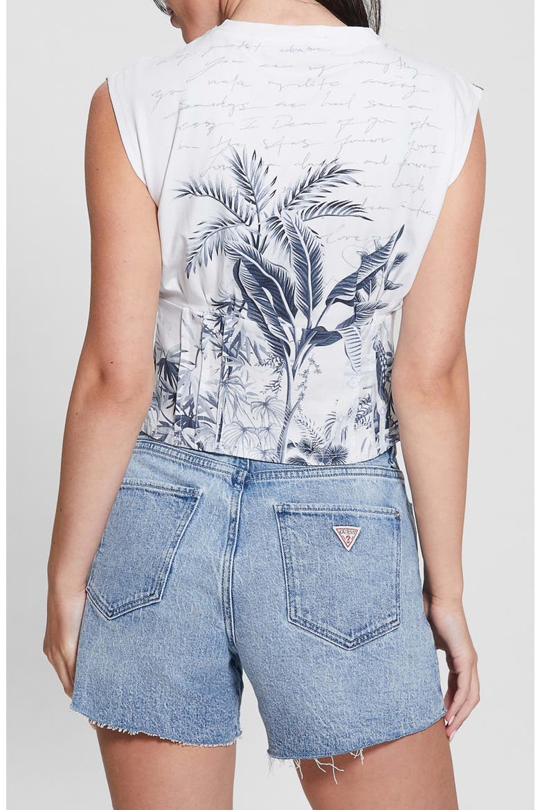 Tobacco Palms Graphic T-Shirt, Alternate, color, CREAM WHITE