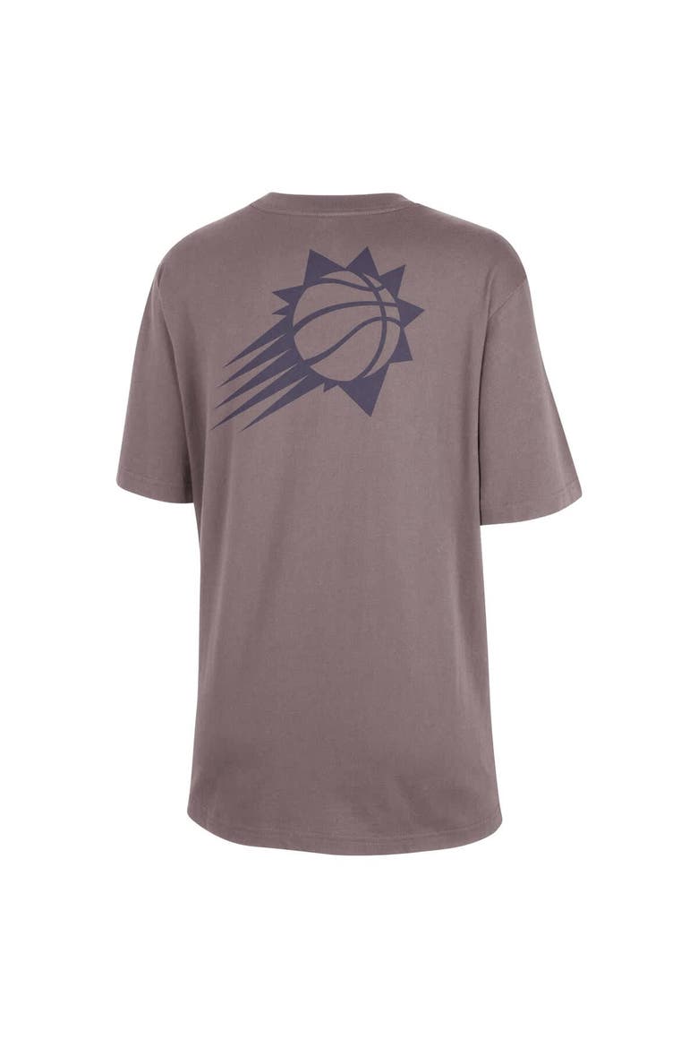 Women's Jordan Brand  Charcoal Phoenix Suns Courtside Statement Edition Boyfriend T-Shirt, Alternate, color, Charcoal