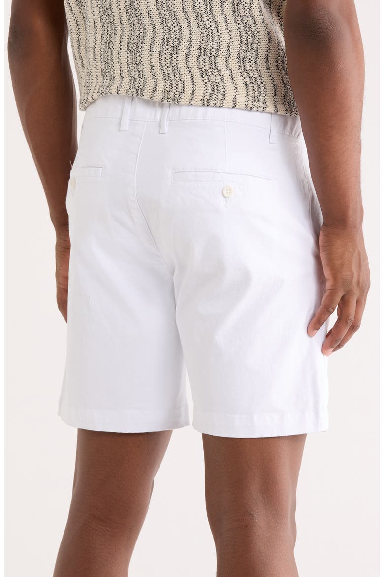 Fixed Waist Shorts, Alternate, color, WHITE