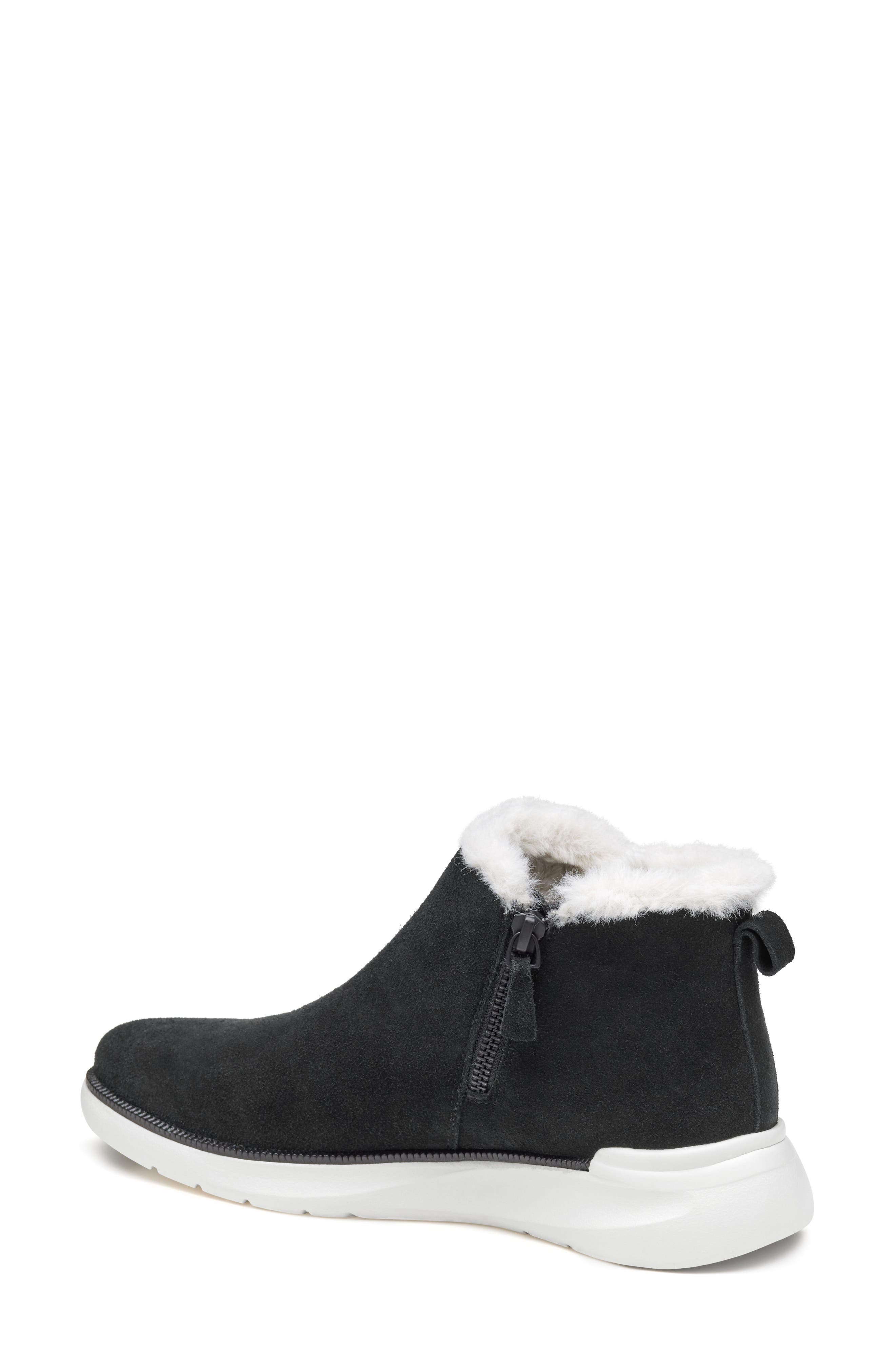 Johnston & Murphy Emery Waterproof Faux Shearling Bootie, Alternate, color, 