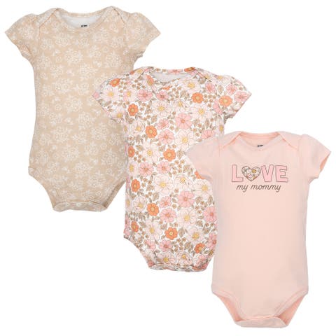 3Pk Cotton Bodysuits (Baby)