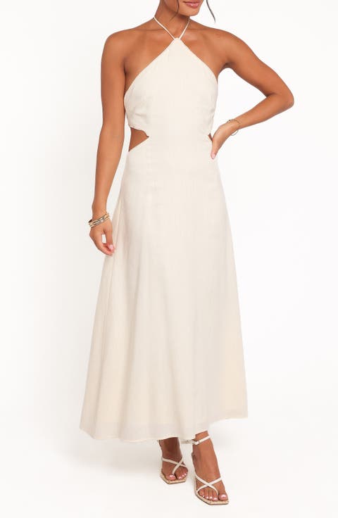 Mirielle Halter Midi Dress
