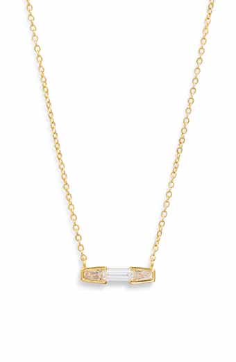 Cubic Zirconia Pendant Necklace