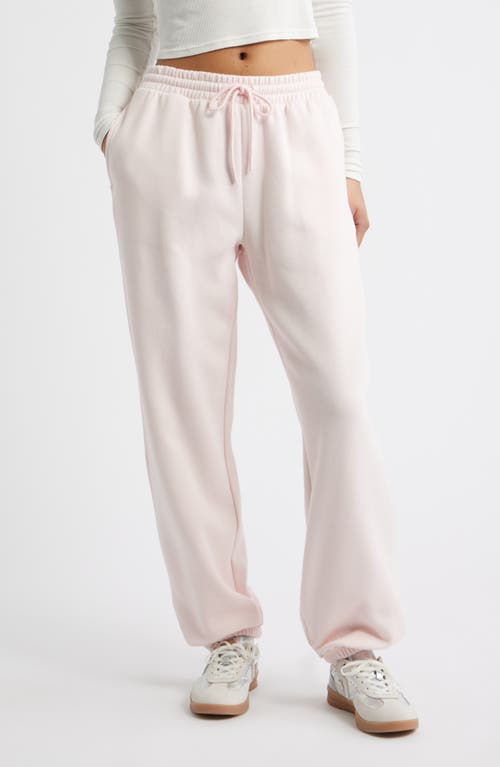 BP. Baggy Fleece Joggers in Pink Primrose 