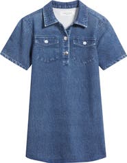 rag & bone Kids' Miramar Denim A-Line Dress