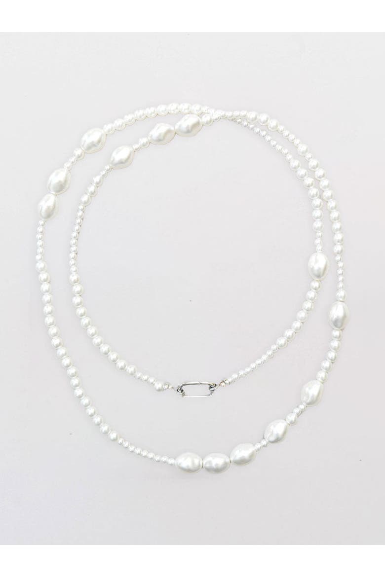 Coco Necklace, Alternate, color, Pearl