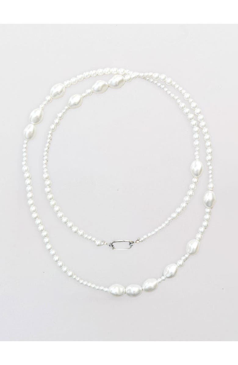 By Lilla Coco Necklace, Alternate, color, Pearl