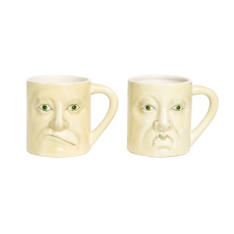 Frowning Halloween Joe Spencer Gathered Traditions Drinking Mugs A/2