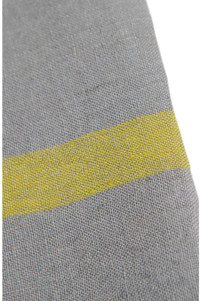 Set of 4 Laundered Linen Napkins, Alternate, color, GREY/LIME