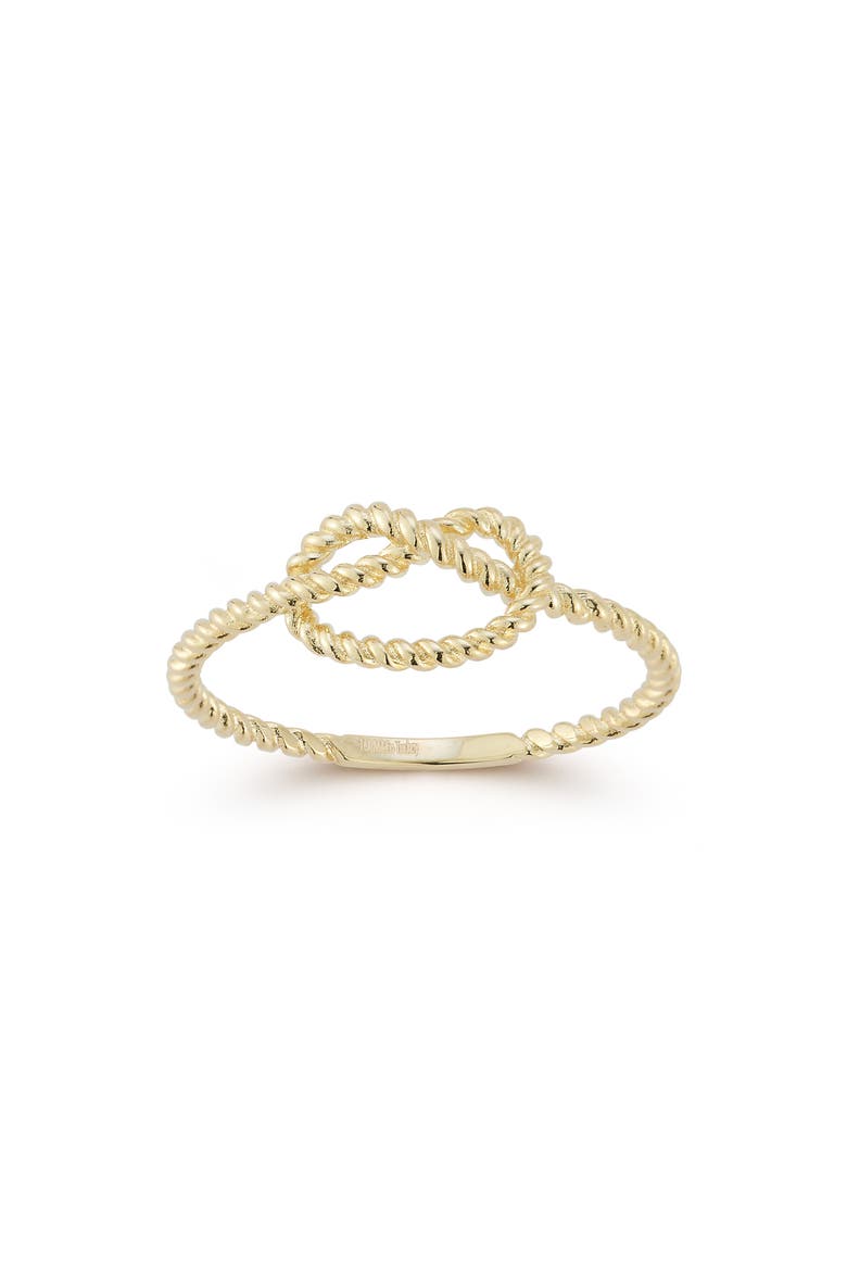 14K Gold Knot Ring, Main, color, GOLD