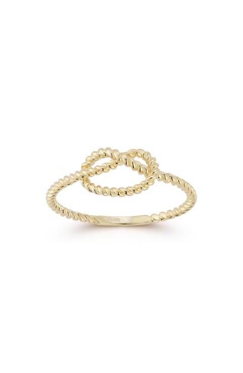 14K Gold Knot Ring
