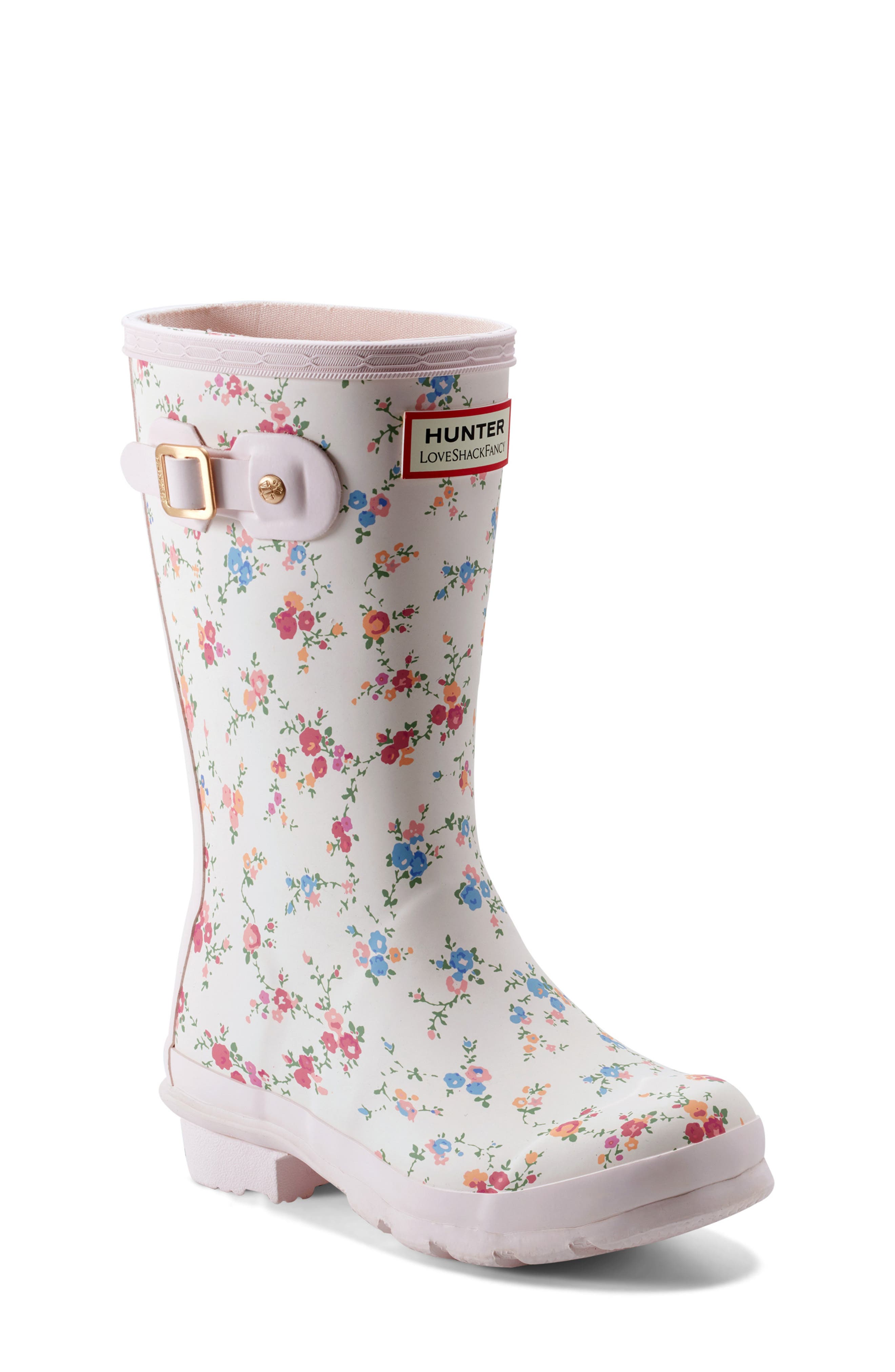 x LoveShackFancy Kids' Original Rain Boot, Main, color, SUNRISE CONFETTI BLOOM