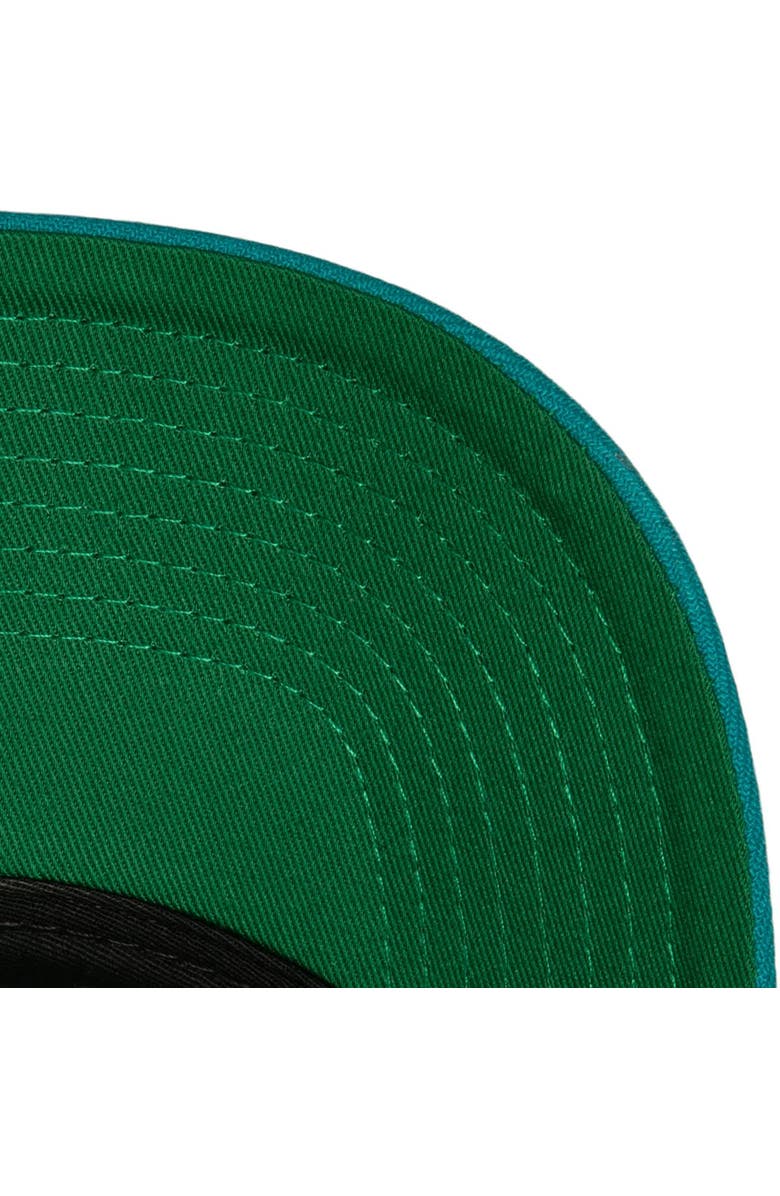 Mitchell & Ness Men's Mitchell & Ness Black/Teal Detroit Pistons Soul XL Logo Pro Crown Snapback Hat, Alternate, color, 